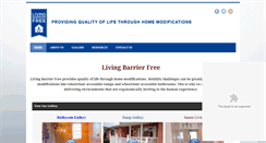 Desktop Screenshot of livingbarrierfree.com