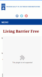 Mobile Screenshot of livingbarrierfree.com